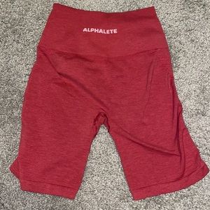 Alphalete Red Shorts